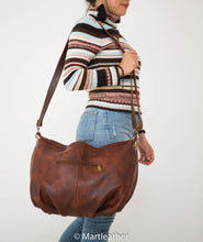 Charger l'image dans la galerie, Brown Leather hobo bag