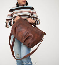 Charger l'image dans la galerie, Brown Leather hobo bag