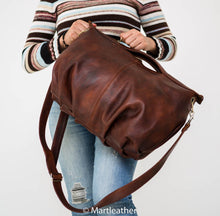 Charger l'image dans la galerie, Brown Leather hobo bag